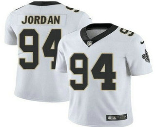 Men's New Orleans Saints #94 Cameron Jordan Limited White Vapor Jersey