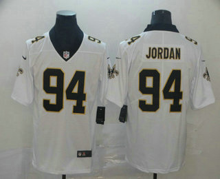 Men's New Orleans Saints #94 Cameron Jordan White 2017 Vapor Untouchable Stitched NFL Nike Limited Jersey