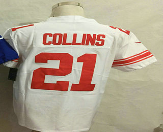 Men's New York Giants #21 Landon Collins White 2017 Vapor Untouchable Stitched NFL Nike Elite Jersey