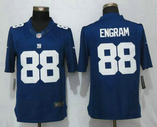 Men's New York Giants #88 Evan Engram Royal Blue Team Color Stitched NFL Nike Limited Jersey