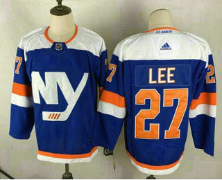 Adidas Anders Lee #27 New York Islanders 2022 Reverse Retro Mens