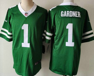 Men's New York Jets #1 Sauce Gardner Limited Green 2024 Vapor Jersey