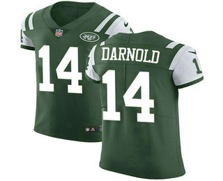 Men's New York Jets #14 Sam Darnold Green Team Color 2018 Vapor Untouchable Stitched NFL Nike Elite Jersey