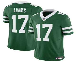 Men's New York Jets #17 Davante Adams Limited Green Vapor Jersey