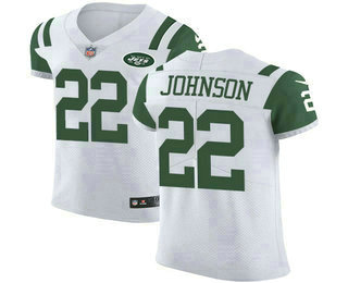 Men's New York Jets #22 Trumaine Johnson White 2018 Vapor Untouchable Stitched NFL Nike Elite Jersey