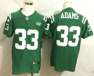 Men's New York Jets #33 Jamal Adams Green 2017 Vapor Untouchable Stitched NFL Nike Elite Jersey