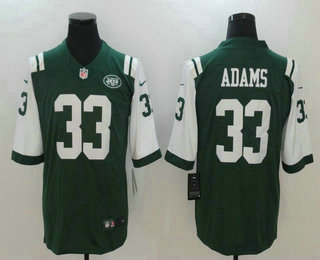 Men's New York Jets #33 Jamal Adams Green 2017 Vapor Untouchable Stitched NFL Nike Limited Jersey