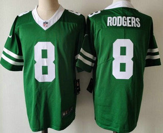 Men's New York Jets #8 Aaron Rodgers Limited Green 2024 Vapor Jersey