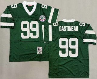 Men's New York Jets #99 Mark Gastineau Green 1984 Throwback Jersey