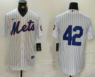 Men's New York Mets #42 Jackie Robinson White Cool Base Stitched Jersey