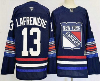 Men's New York Rangers #31 Igor Shesterkin Navy Alternate 2025 Stitched Jersey