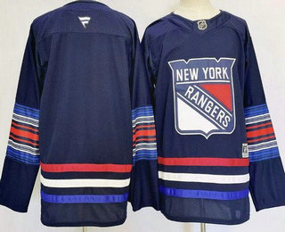 Men's New York Rangers Blank Navy Alternate 2025 Stitched Jersey