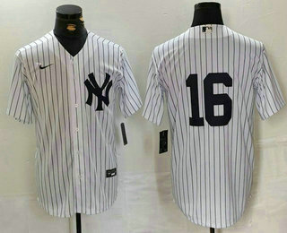 Men's New York Yankees #16 Whitey Ford White Cool Base Jersey