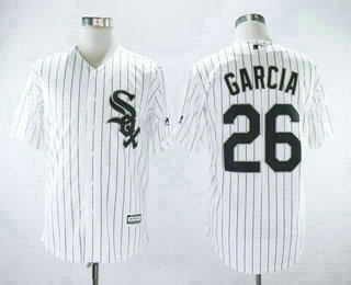 Men's New York Yankees #26 Jaime Garcia White Home Stitched MLB Cool Base Jersey