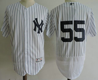 Men's New York Yankees #55 Sonny Gray White Home Stitched MLB Majestic Flex Base Jersey