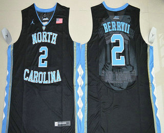 Men's North Carolina Tar Heels #2 Joel Berry II Black College Basketball 2017 Nike Swingman Stitched NCAA Jersey