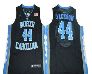 Men's North Carolina Tar Heels #44 Justin Jackson Black College Basketball 2017 Brand Jordan Swingman Stitched NCAA Jersey