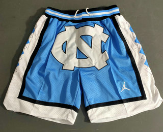 Men's North Carolina Tar Heels 2019 Blue College Basketball Brand Jordan Swingman Stitched NCAA Shorts