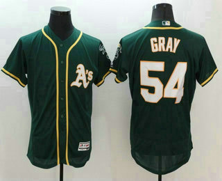 Men's Oakland Athletics #54 Sonny Gray Green 2016 Flexbase Majestic Baseball Jersey