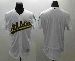 Men's Oakland Athletics #Blank White Flexbase 2016 MLB Player Jersey