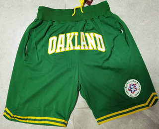 Men's Oakland Athletics Green 1987 All Star Just Don Swingman Shorts