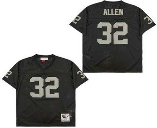 Men's Oakland Raiders #32 Marcus Allen Black 1983 Throwback Jersey