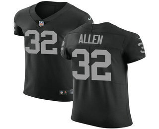 Men's Oakland Raiders #32 Marcus Allen Black 2017 Vapor Untouchable Stitched NFL Nike Elite Jersey