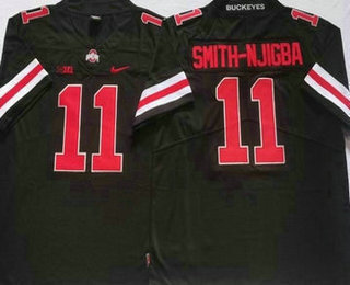 Men's Ohio State Buckeyes #11 Jaxon Smith Njigba Black 2022 Vapor Untouchable Stitched Nike Jersey