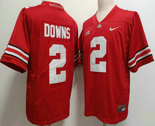 Men's Ohio State Buckeyes #2 Caleb Downs Red 2022 Vapor Untouchable Stitched Nike Jersey