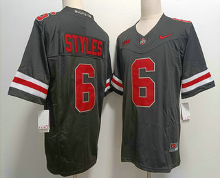 Men's Ohio State Buckeyes #6 Sonny Styles Black FUSE College Football Jersey