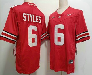 Men's Ohio State Buckeyes #6 Sonny Styles Red FUSE College Football Jersey