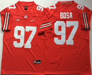 Men's Ohio State Buckeyes #97 Joey Bosa Red 2017 Vapor Untouchable Stitched Nike NCAA Jersey