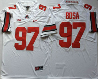 Men's Ohio State Buckeyes #97 Joey Bosa White 2017 Vapor Untouchable Stitched Nike NCAA Jersey