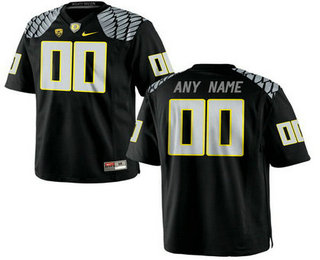 Men's Oregon Duck Customized College Football Limited Jersey - Black