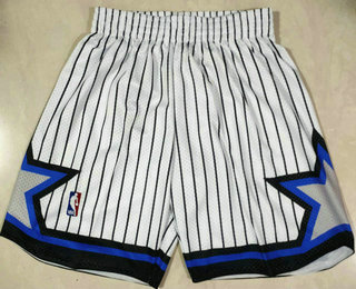 Men's Orlando Magic 1994-95 White Hardwood Classics Soul Swingman Throwback Shorts