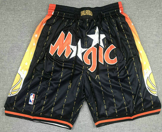 Men's Orlando Magic Black 2022 City Edition Swingman Stitched Shorts