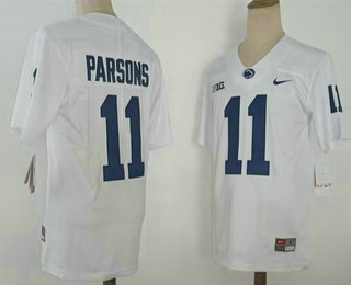 Men's Penn State Nittany Lions #11 Micah Parsons White 2022 Vapor Untouchable Stitched Nike Jersey