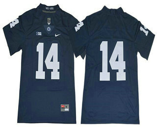 Men's Penn State Nittany Lions #14 Sean Clifford No Name Navy Blue 2017 Vapor Untouchable Stitched Nike NCAA Jersey