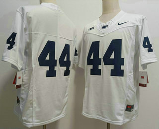 Men's Penn State Nittany Lions #44 Tyler Warren White Without Name FUSE College Stitched Jersey