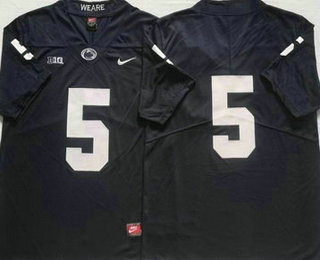 Men's Penn State Nittany Lions #5 DaeSean Hamilton Navy Blue No Name 2022 Vapor Untouchable Stitched Nike Jersey