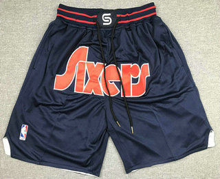 Men's Philadelphia 76ers 2022 City Edition Swingman Stitched Shorts