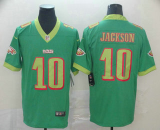 Men's Philadelphia Eagles #10 DeSean Jackson Green 2019 City Edition Vapor Stitched NFL Nike Limited Jersey