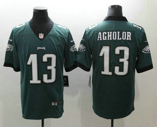 Men's Philadelphia Eagles #13 Nelson Agholor Midnight Green 2017 Vapor Untouchable Stitched NFL Nike Limited Jersey