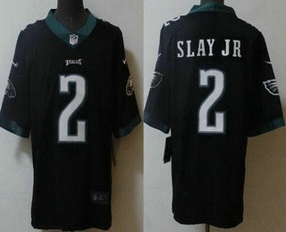 Men's Philadelphia Eagles #2 Darius Slay Jr Limited Black Vapor Jersey