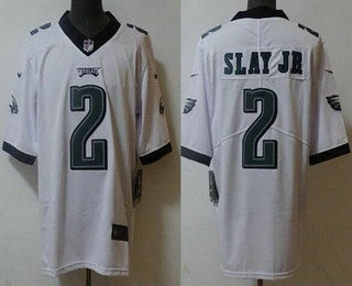 Men's Philadelphia Eagles #2 Darius Slay Jr Limited White Vapor Jersey