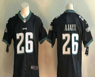 Men's Philadelphia Eagles #26 Jay Ajayi Black 2017 Vapor Untouchable Stitched NFL Nike Limited Jersey