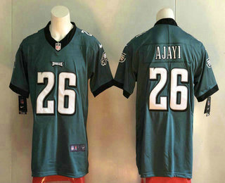 Men's Philadelphia Eagles #26 Jay Ajayi Midnight Green 2017 Vapor Untouchable Stitched NFL Nike Limited Jersey