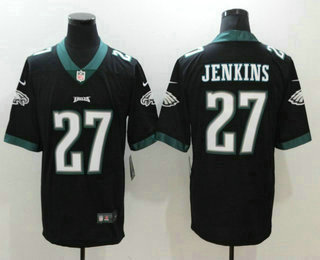 Men's Philadelphia Eagles #27 Malcolm Jenkins Black 2017 Vapor Untouchable Stitched NFL Nike Limited Jersey