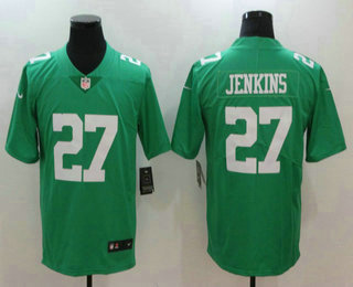 Men's Philadelphia Eagles #27 Malcolm Jenkins Light Green 2017 Vapor Untouchable Stitched NFL Nike Limited Jersey