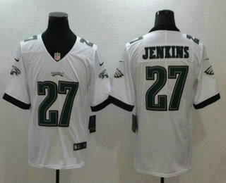 Men's Philadelphia Eagles #27 Malcolm Jenkins White 2017 Vapor Untouchable Stitched NFL Nike Limited Jersey